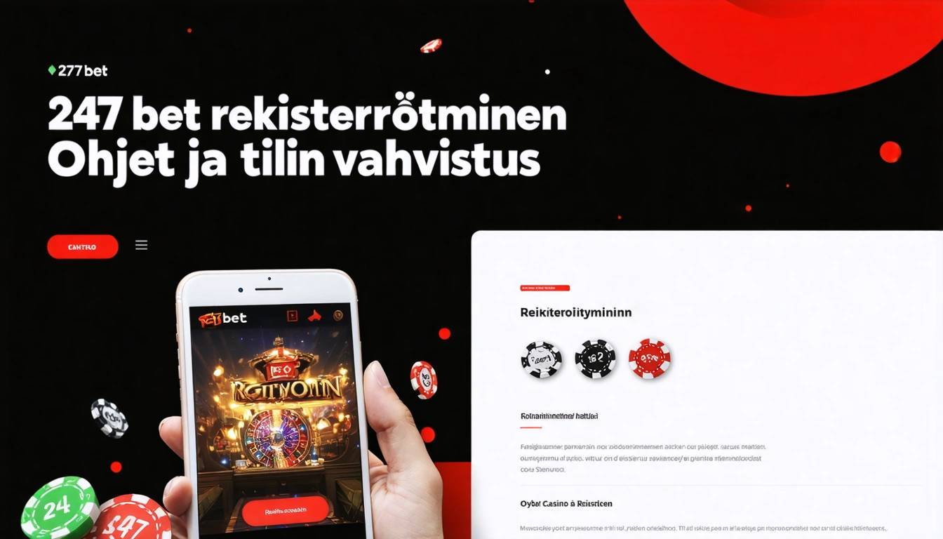 247bet rekisteröityminen Ohjeet ja tilin vahvistus